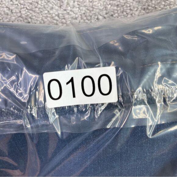 Abercrombie Kids Jeans Girl’s 15/16 Blue Legging High Rise Pull On Dark Wash - Picture 11 of 11